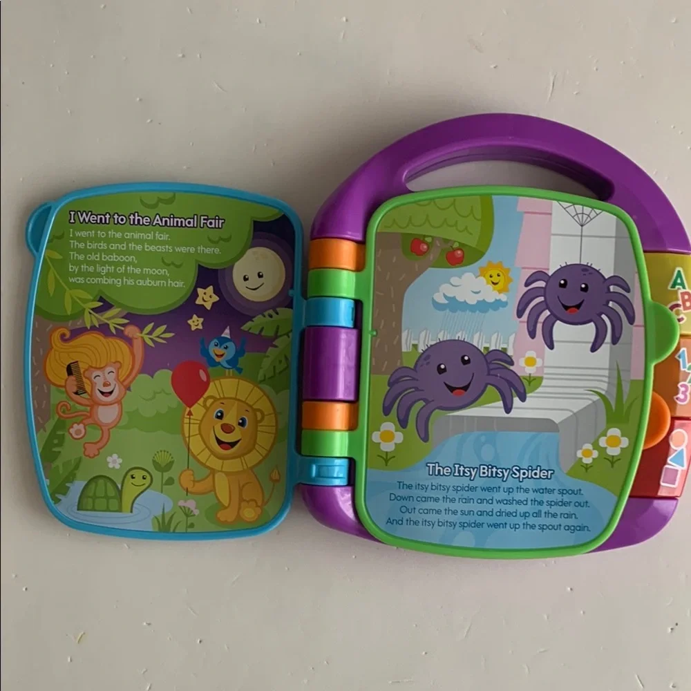 Fisher-Price Storybook Rhymes Musical Book - Purple